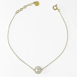 Armband Shiny Pearl 18K Guld 15130-3YCZ> Discount