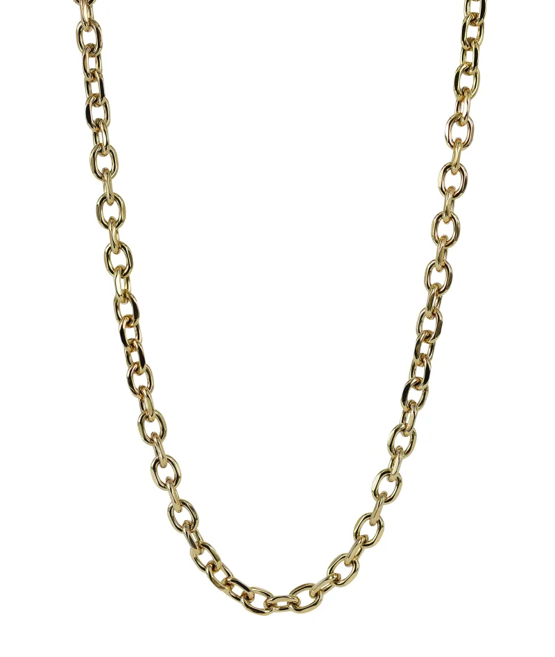 CHARLIE Kedja 7mm Guld>Arock Hot