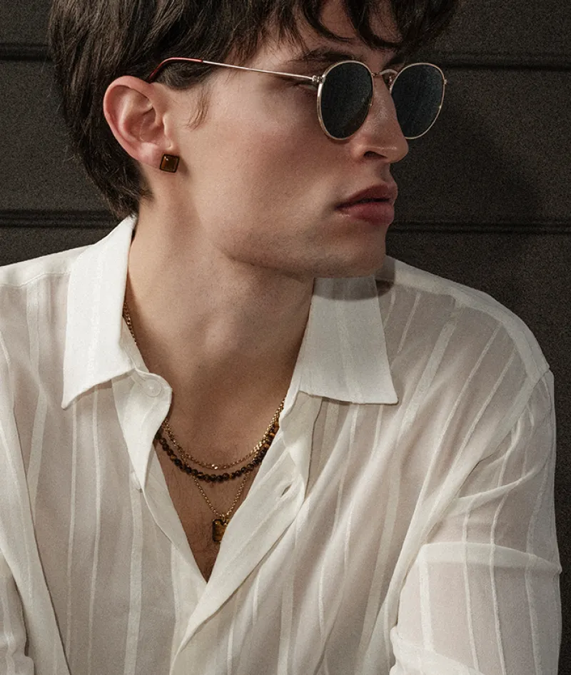 COLIN Halsband Brun>Arock New