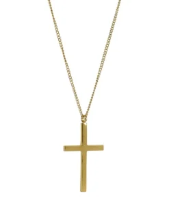 Cross Långt Halsband Guld>Arock New