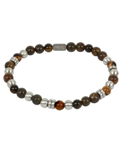 Arock EDDIE Brunt/Stål – 363751>Armband Outlet