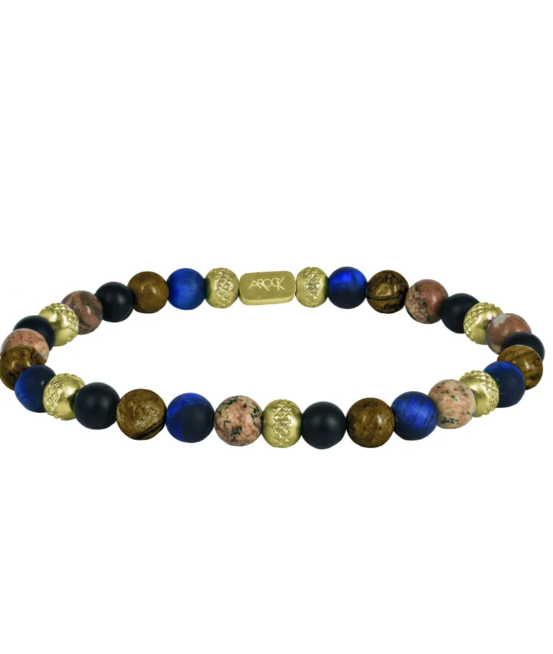 Arock MIKE Guld/Blå – 365441>Armband Clearance