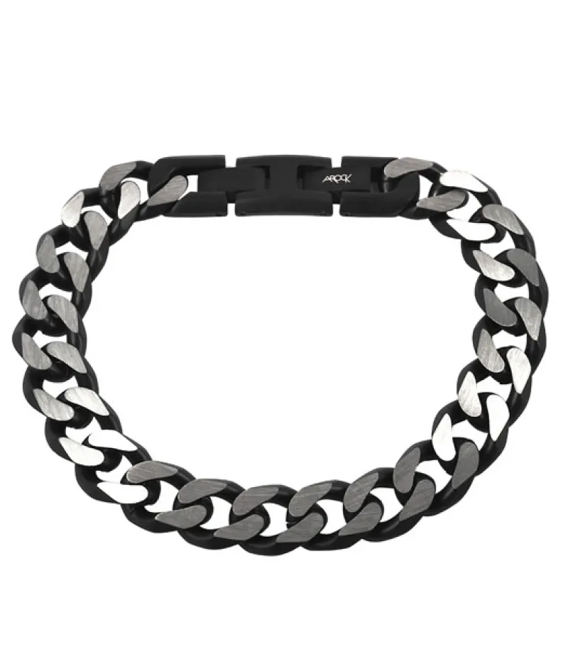 Arock TEXAS Svart/Stål – 361870>Armband New
