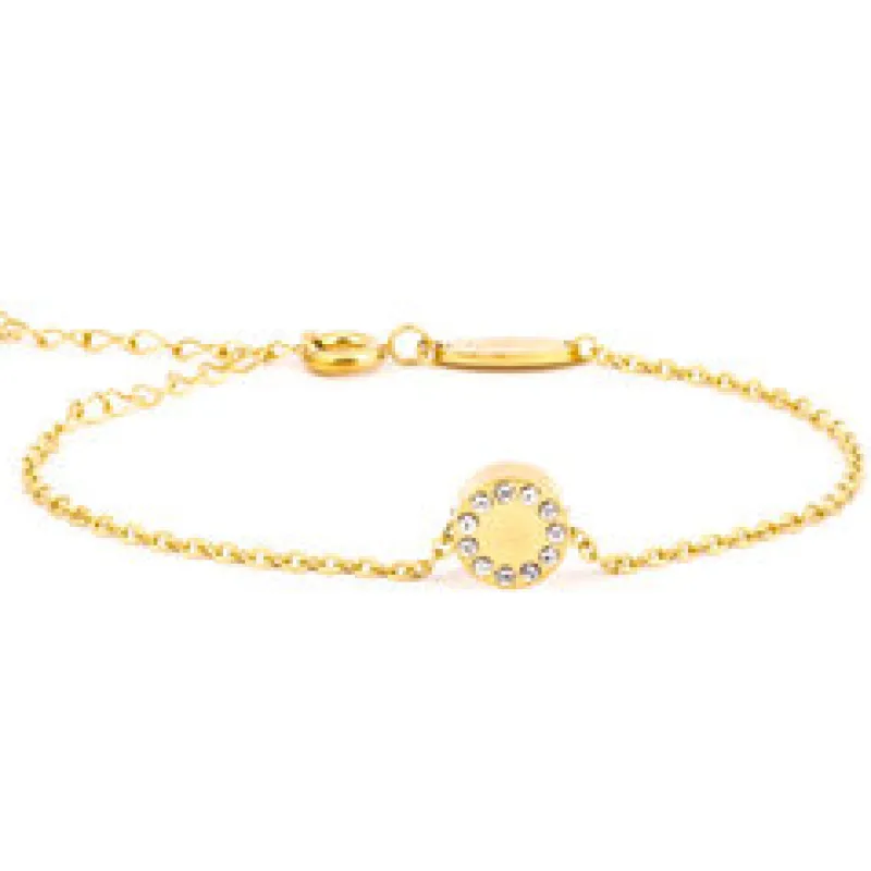 Armband Brilliance Puck Crystal 32‑2391‑0801>Blomdahl Best
