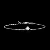 G Bezel Silver 5 mm, Crystal>Blomdahl Armband Best