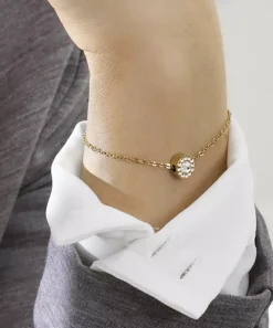 G Brilliance Halo 8 mm, Crystal>Blomdahl Armband Clearance