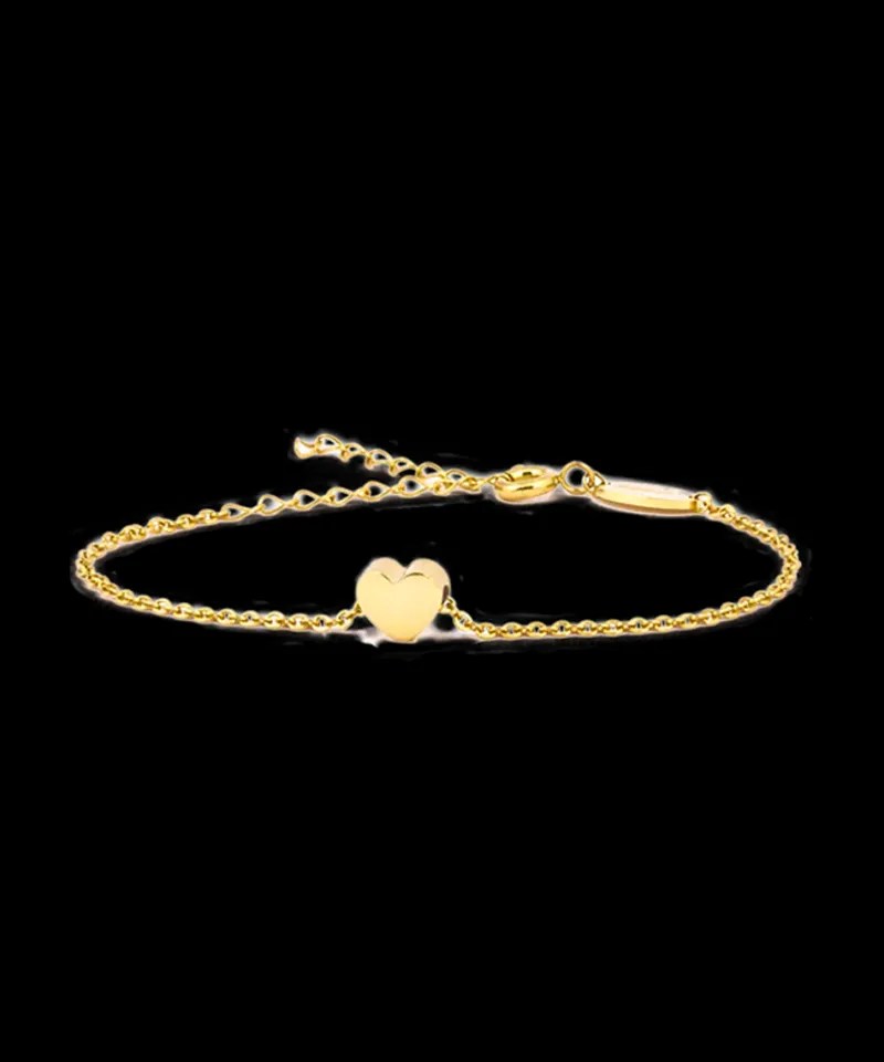 Guld Heart 8 mm>Blomdahl Armband Outlet