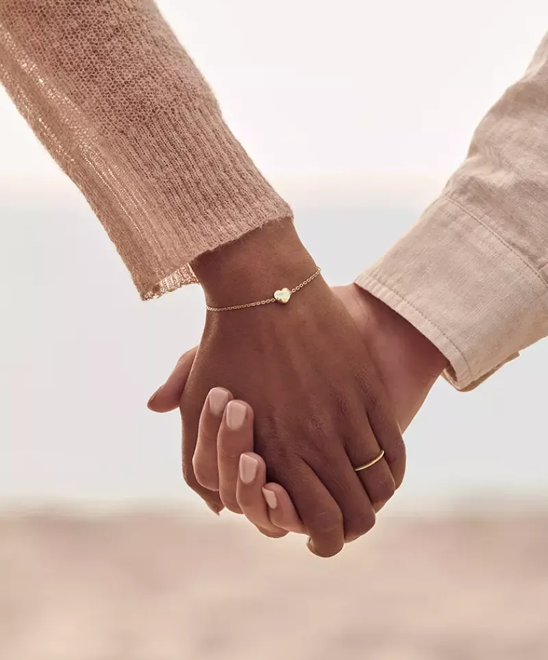Guld Heart 8 mm>Blomdahl Armband Outlet