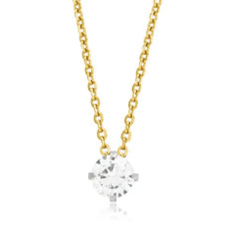 Halsband Tiffany CZ White 7 mm 33‑2315‑0730>Blomdahl Sale