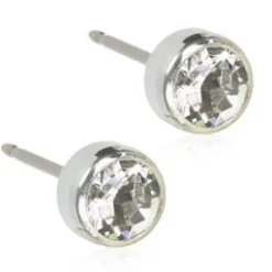 Örhängen Bezel Crystal 5 mm 15‑1424‑01>Blomdahl Online