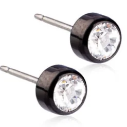 Örhängen Bezel Crystal 5 mm 15‑1524‑01>Blomdahl Sale