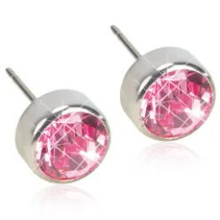 Örhängen Bezel Light Rose 15‑1424‑24>Blomdahl Online