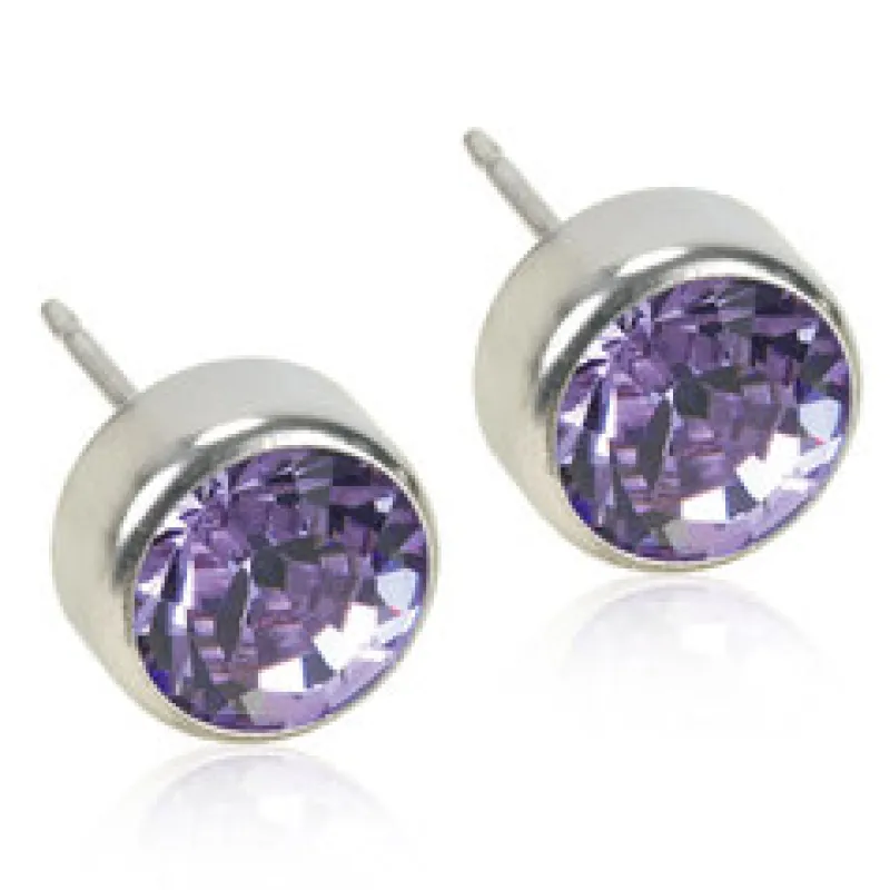 Örhängen Bezel Violet 15‑1424‑26>Blomdahl Sale