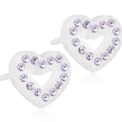 Örhängen Brilliance Heart Hollow Violet 15‑01121‑26>Blomdahl Hot