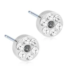 Örhängen Brilliance Plenary Crystal Black Diamond 5 mm 15‑12166‑62>Blomdahl Online