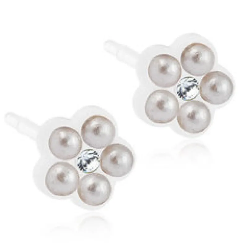 Örhängen Daisy Pearl Light Grey 15‑0114‑60>Blomdahl New