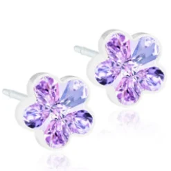 Örhängen Flower Violet 15‑0130‑26>Blomdahl Hot