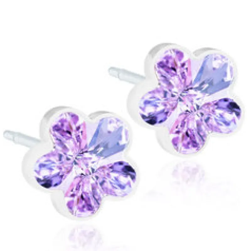 Örhängen Flower Violet 15‑0130‑26>Blomdahl Hot