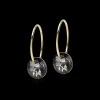 Örhängen GT Ear Ring 14 mm, Round 8 mm, Black Diamond>Blomdahl Sale
