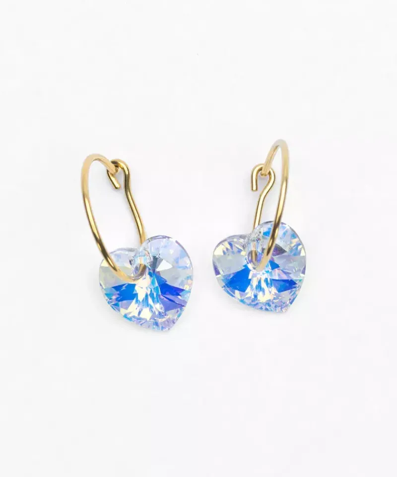 Örhängen GT Ear Ring 14 mm, Heart 10 mm, Rainbow 15-1355-02>Blomdahl Clearance