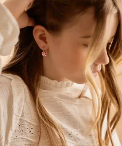 Örhängen GT Ear Ring 14 mm, Heart 10 mm, Rose 15-1355-03>Blomdahl New