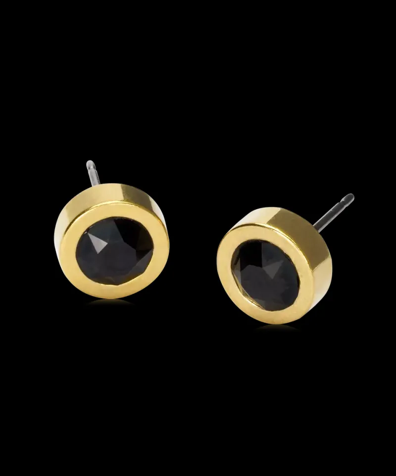 GT Grand Bezel 8 mm, Black>Blomdahl Örhängen Outlet