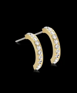 Örhängen GT Pendant Brilliance Curved 15 mm , Crystal 15-13147-01>Blomdahl