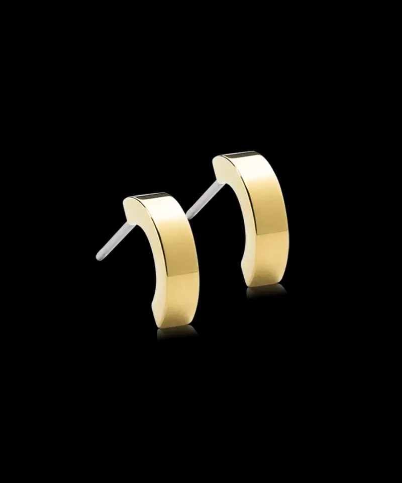 Örhängen GT Pendant Plain Curved 10 mm 15-13149-00>Blomdahl Best