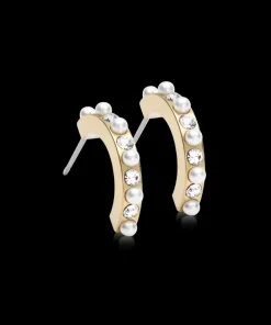 Örhängen GT Pendant Mixed Curved 15 mm, Crystal/White 15-13147-159>Blomdahl New
