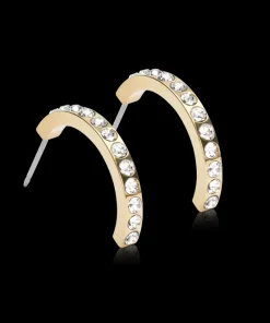 Örhängen GT Pendant Brilliance Curved 20 mm , Crystal 15-13148-01>Blomdahl