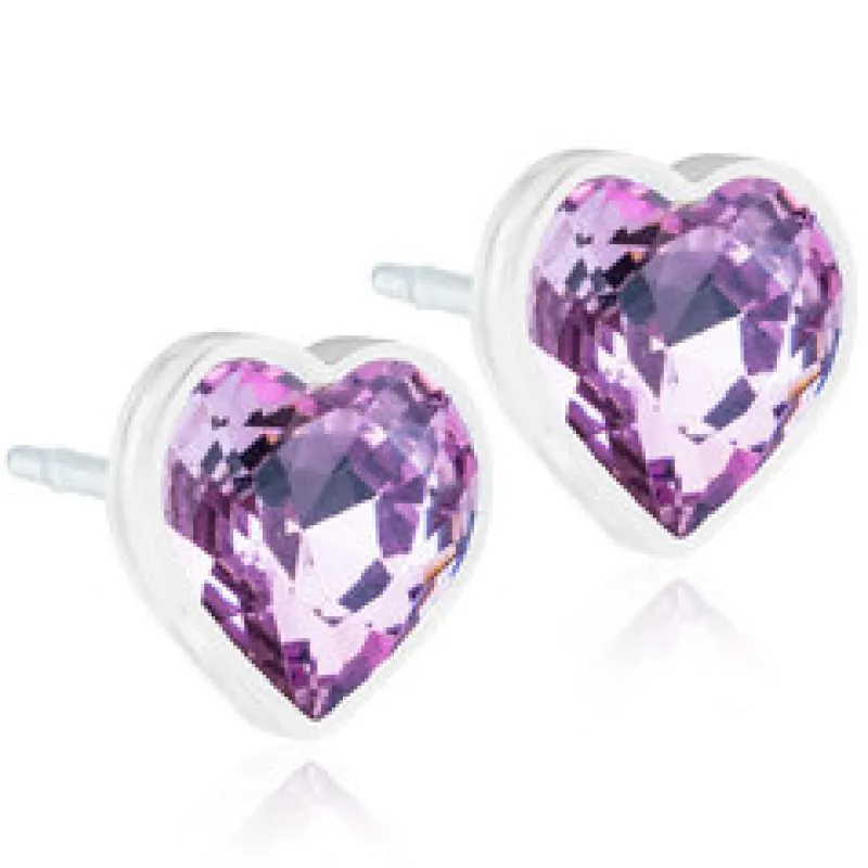 Örhängen Heart Light Amethyst 15‑0121‑74>Blomdahl Hot