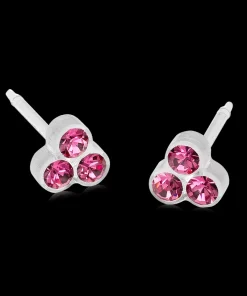 MP Clover 6 mm, Rose>Blomdahl Örhängen
