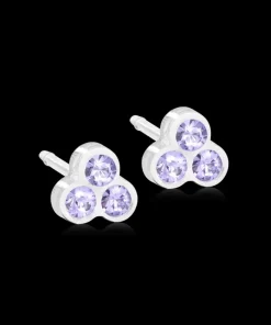 Örhängen MP Clover 6 mm, Violet 15-0125-26>Blomdahl Clearance