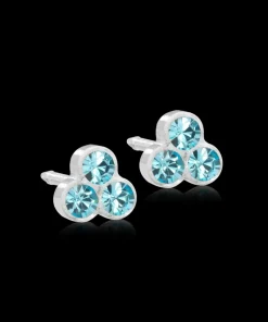 MP Clover 6 mm, Aquamarine>Blomdahl Örhängen Outlet