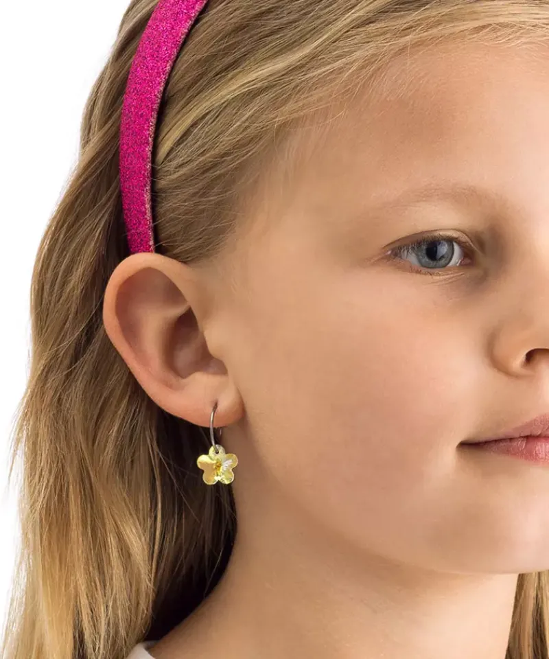Örhängen NT Ear Ring 14 mm, Flower 12 mm, Rainbow 15-1257-02>Blomdahl Discount