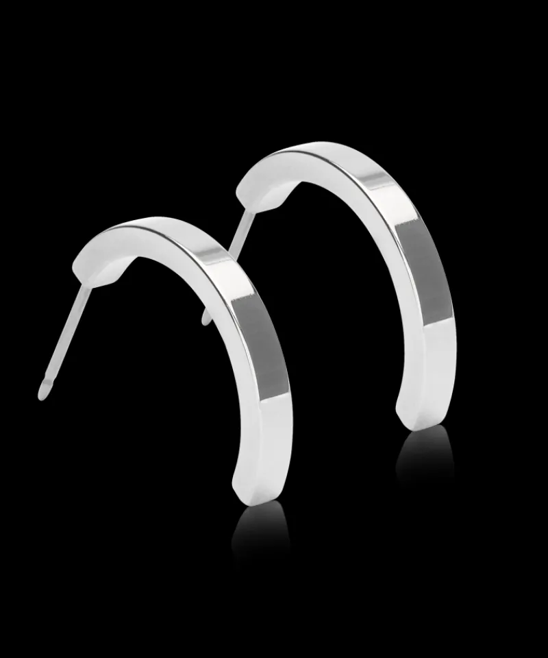 Örhängen NT Pendant Plain Curved 20 mm 15-12151-00>Blomdahl New