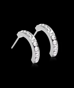 Örhängen NT Pendant Brilliance Curved 20 mm , Crystal 15-12148-01>Blomdahl Outlet