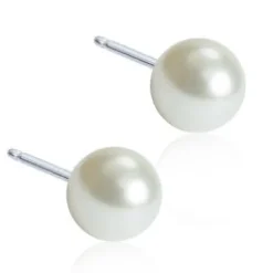 Örhängen Pearl White 5 mm 15‑1232‑59>Blomdahl
