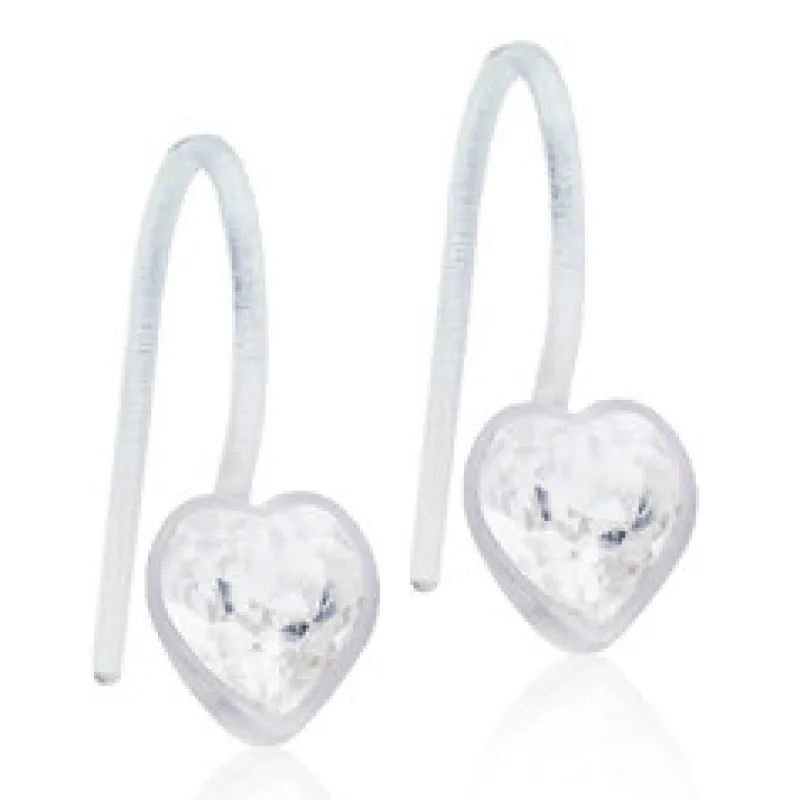 Örhängen Pendant Fixed Heart Crystal 15‑0180‑2101>Blomdahl Discount