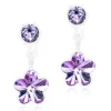 Örhängen Pendant Flower Violet 15‑0103‑3026>Blomdahl Sale