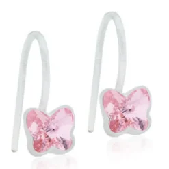 Örhängen Pendant Fixed Butterfly Light Rose 15‑0180‑9924>Blomdahl New