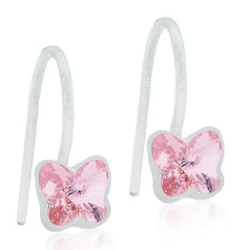 Örhängen Pendant Fixed Butterfly Light Rose 15‑0180‑9924>Blomdahl New