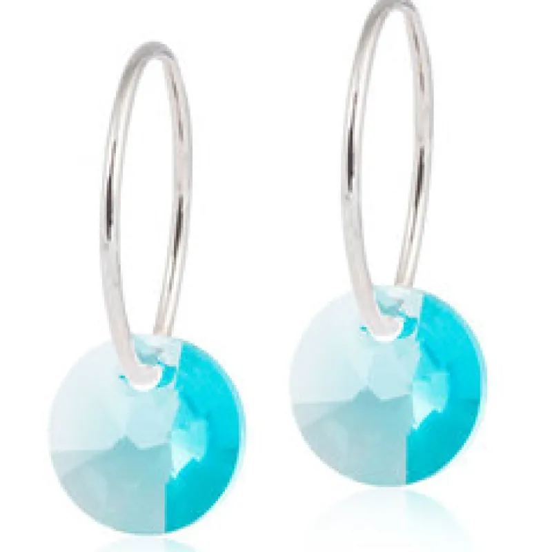 Örhängen Round Turquoise 15‑1248‑11>Blomdahl Sale
