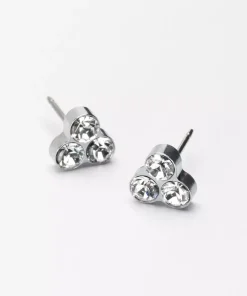 ST Clover 8 mm, Crystal>Blomdahl Örhängen Sale
