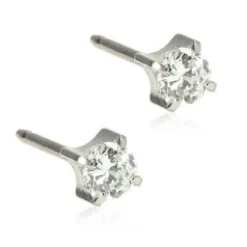 Örhängen Tiffany CZ White 4 mm 15‑1403‑30>Blomdahl Best