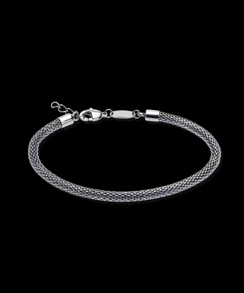 Blomdahl Stål Grand Round Mesh 32-24945-00>Blomdahl Armband Best