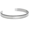 By Billgren cuff, hamrad, matt stål – 8220>Armband New