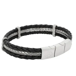 By Billgren Stål och Läder Svart>Armband Hot