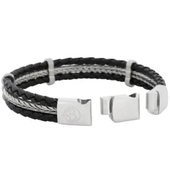 By Billgren Stål och Läder Svart>Armband Hot