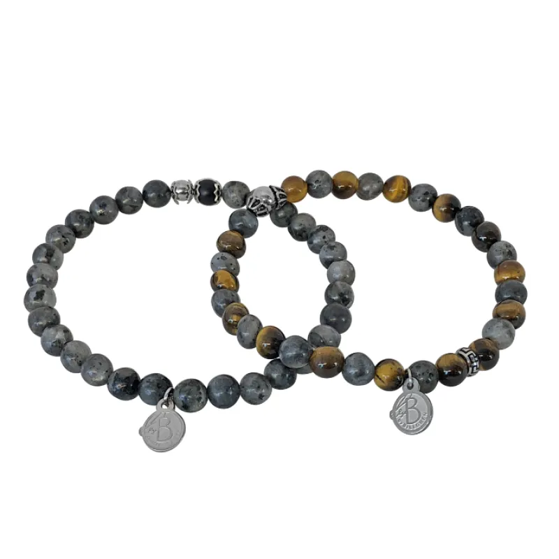 By Billgren sset, beads, jord/grå – 8115-8139>Armband Sale
